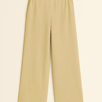 Linen Khaki Beige Pants