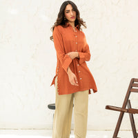 Linen Khaki Beige Pants