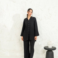 Linen Black Pants