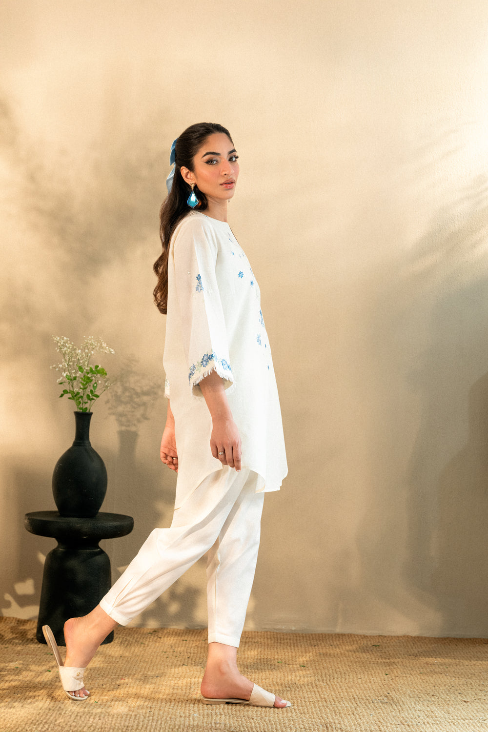 WHITE SHALWAR