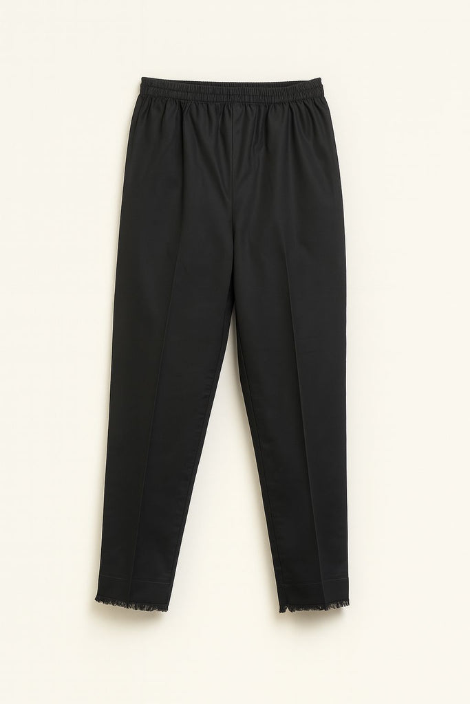 BLACK STRAIGHT PANTS
