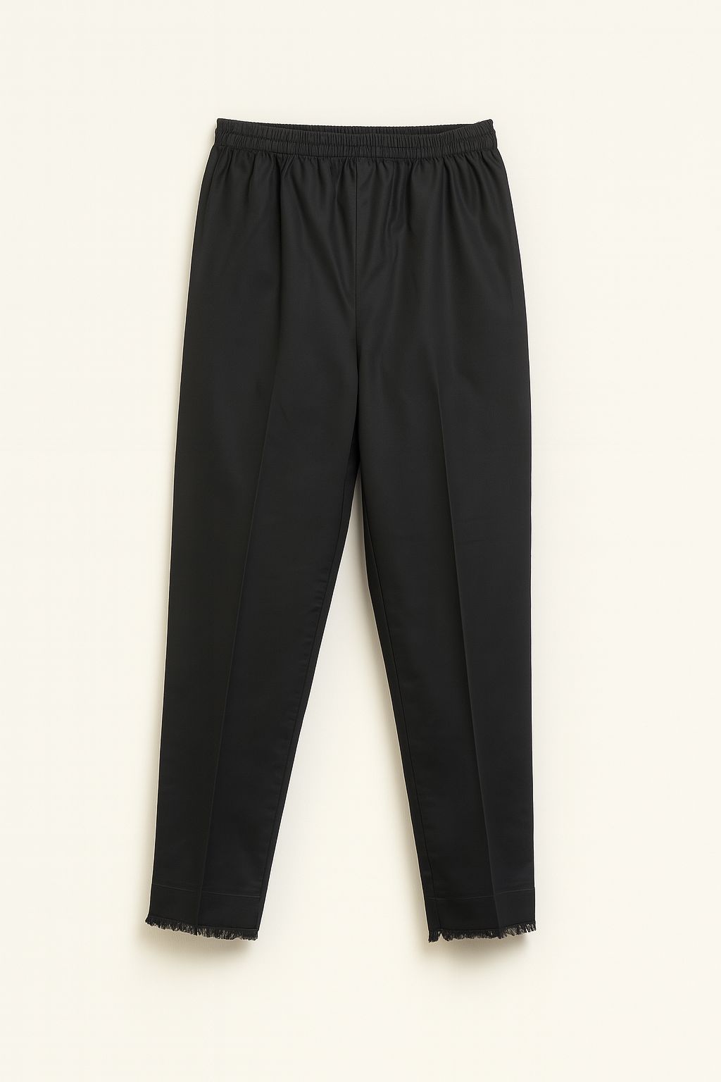 BLACK STRAIGHT PANTS