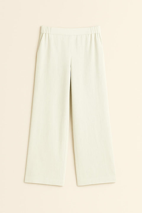 Linen White Pants
