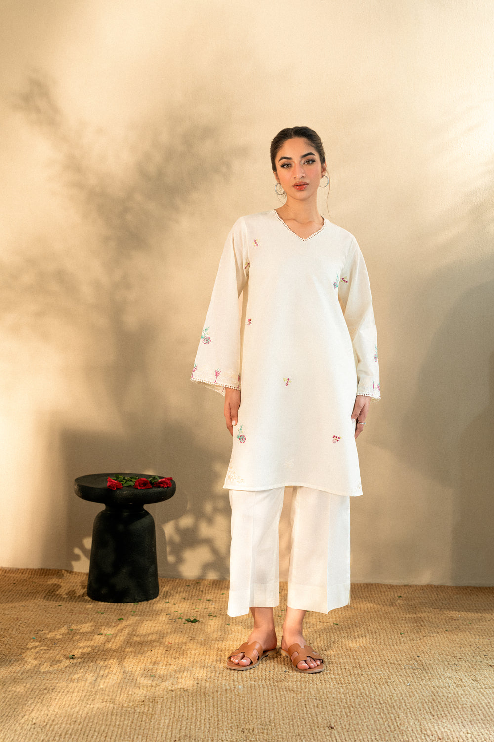 WHITE CULOTTE
