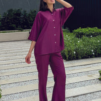 Magenta Saturday - Relaxed Co Ord Set