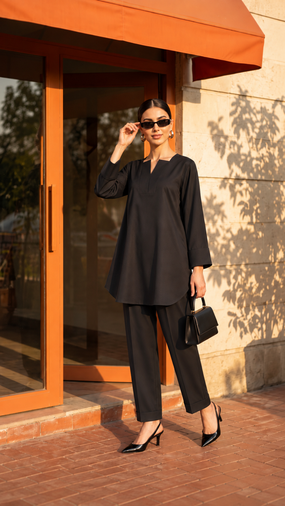 Poised- Black