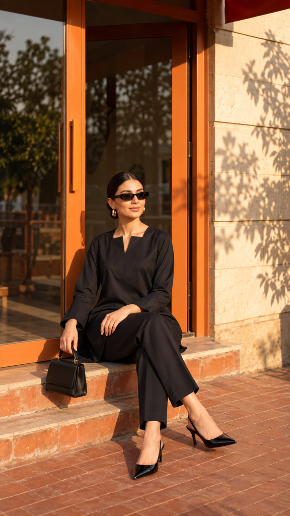 Poised- Black