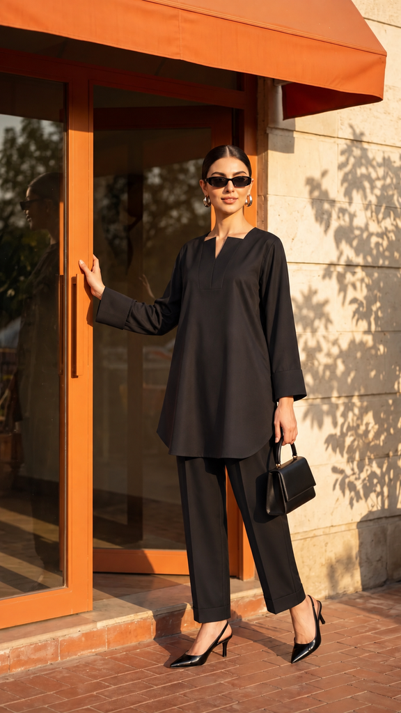 Poised- Black