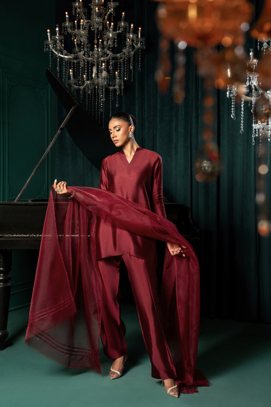 Ruby - with Farshi Shalwar