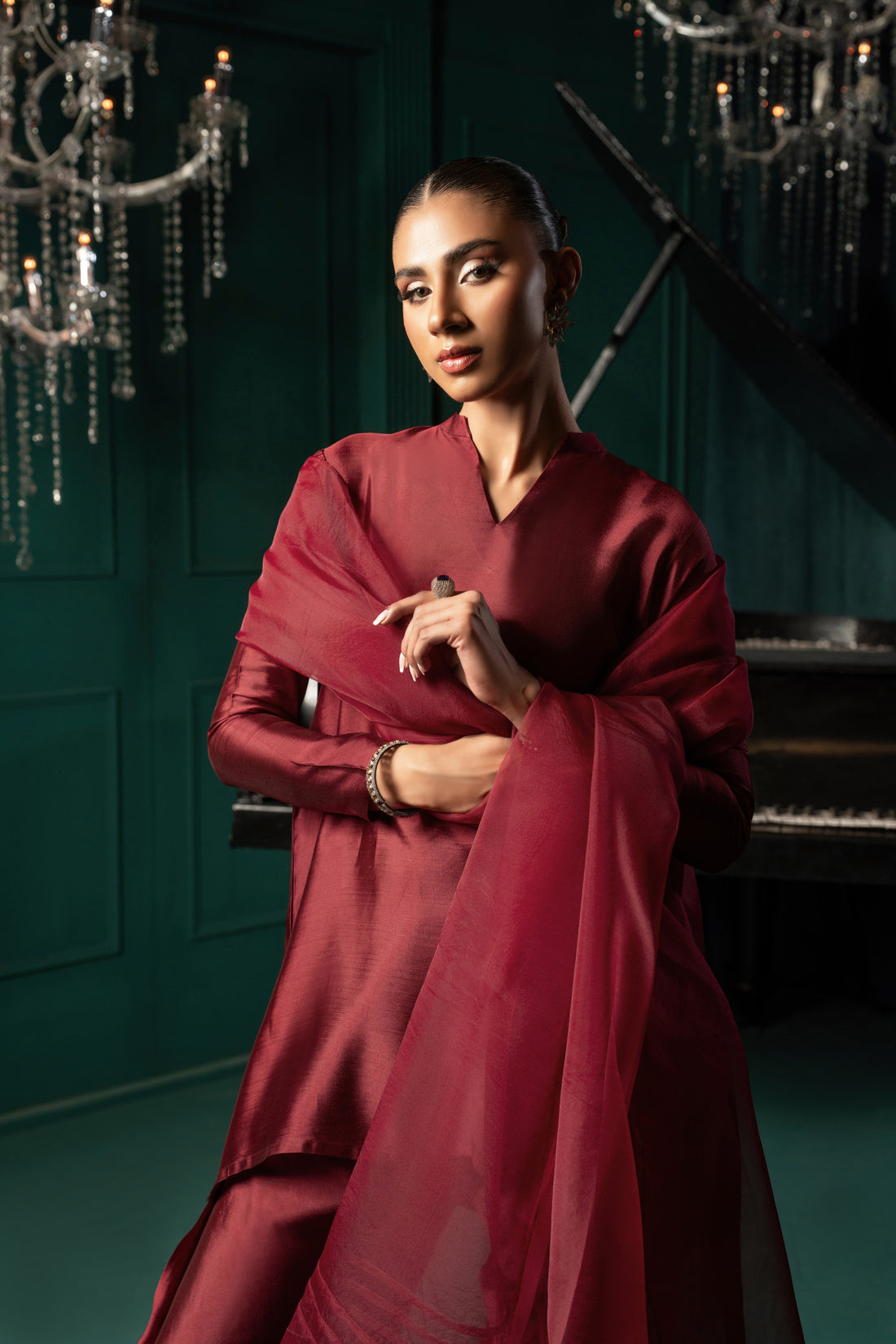 Ruby - with Farshi Shalwar
