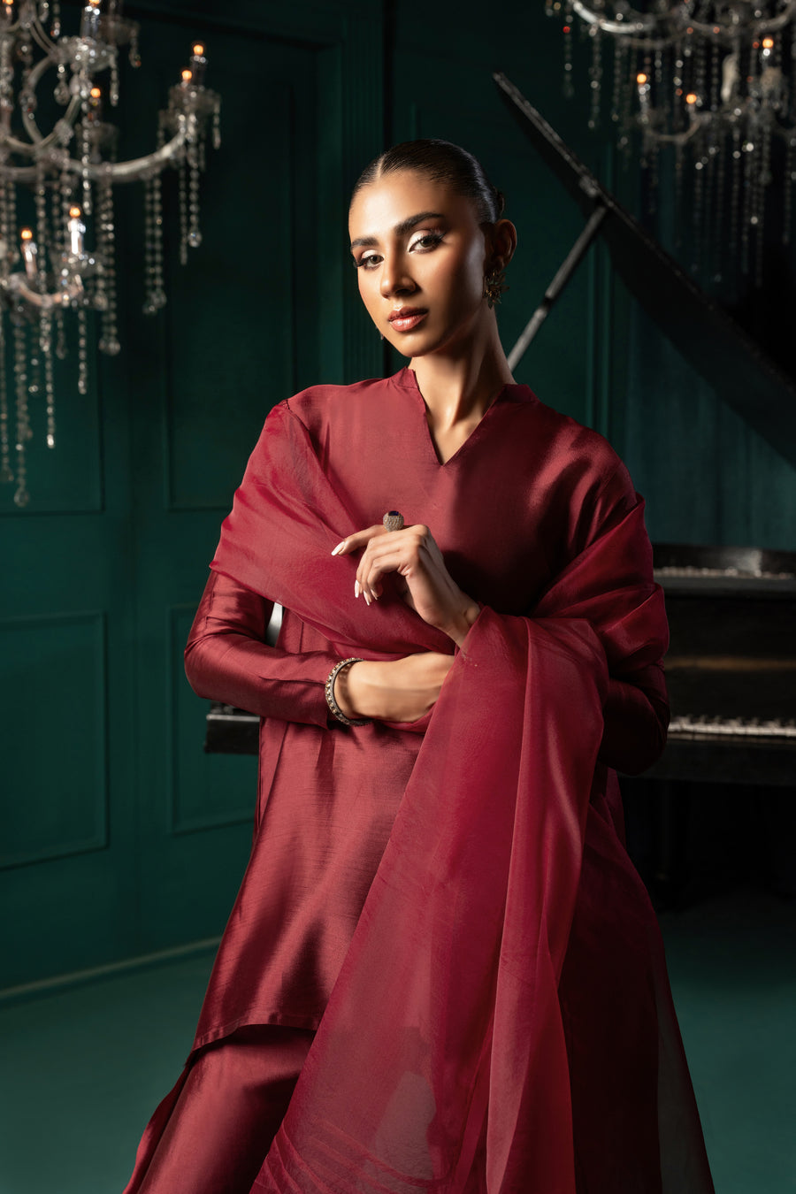 Ruby - with Farshi Shalwar