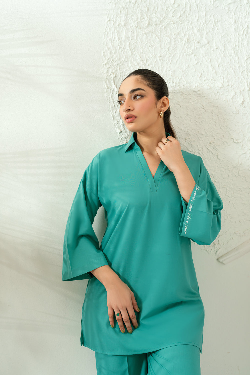 She carries peace like a power