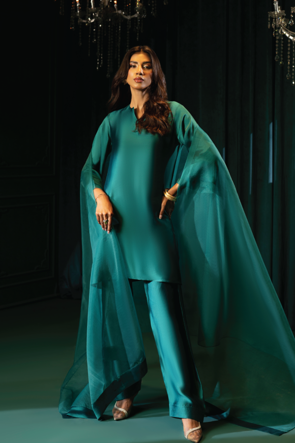 Jade - with Farshi Shalwar