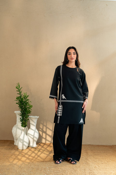 BLACK FARSHI SHALWAR