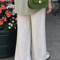 Linen Pants - Light Beige