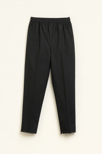 BLACK STRAIGHT PANTS