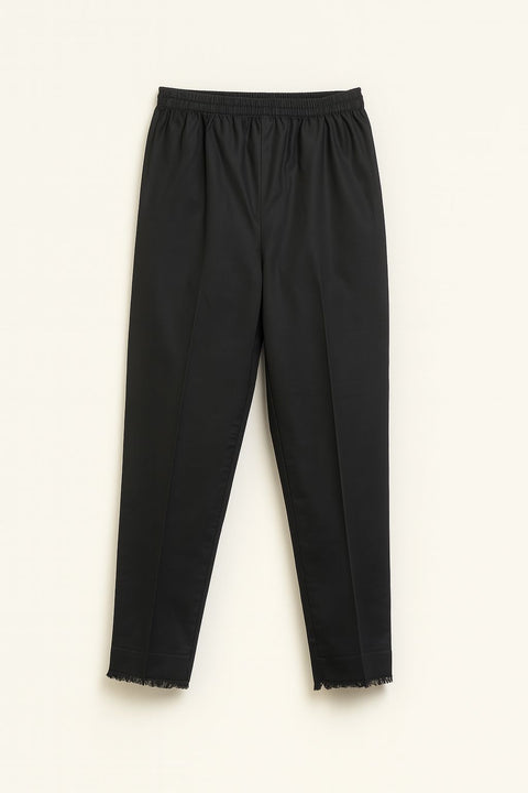 BLACK STRAIGHT PANTS