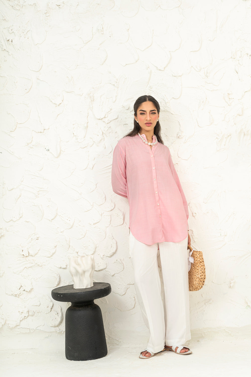 Linen White Pants