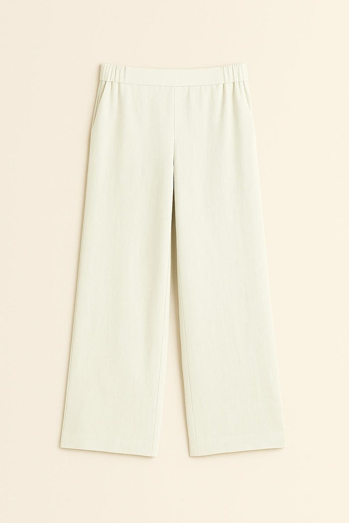 Linen White Pants