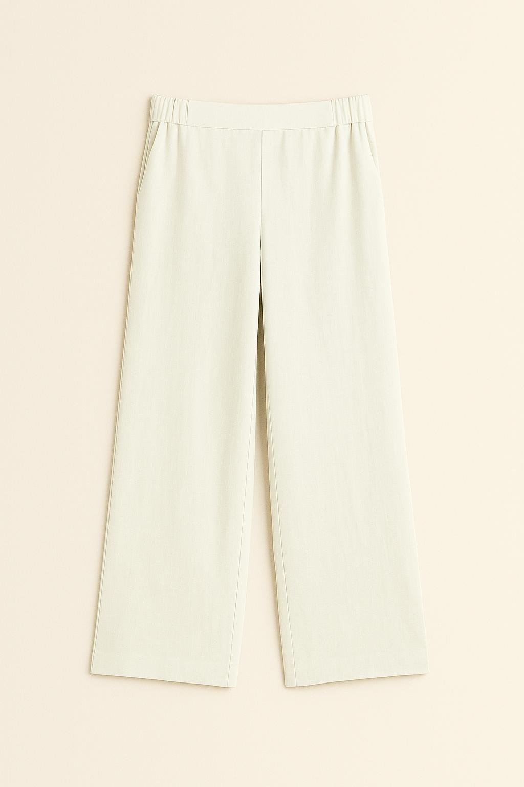 Linen White Pants