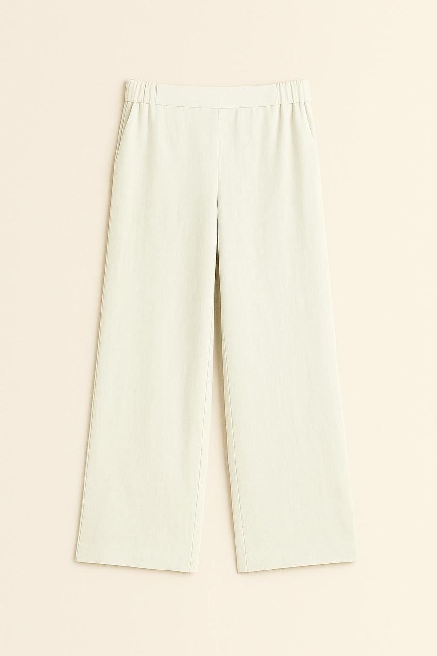 Linen White Pants